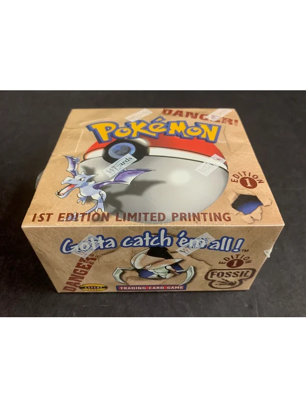 1999 Pokémon 1st Edition Fossil Booster Box Factory Sealed