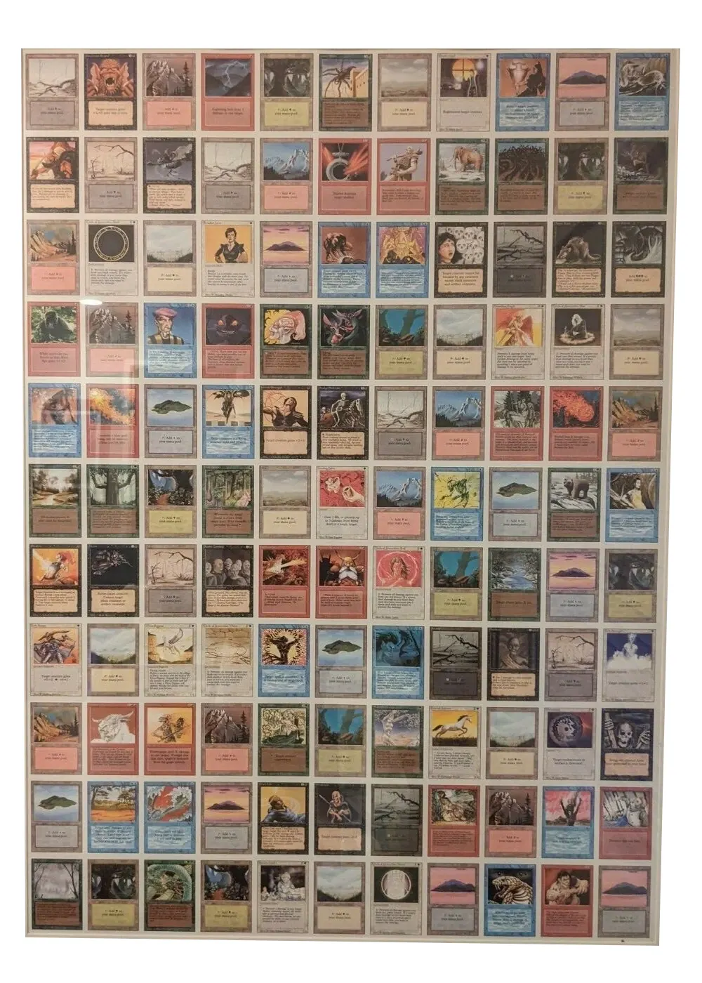 MTG Revised Edition Complete Uncut Sheet Set